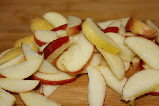 Reduce calorie content by apples