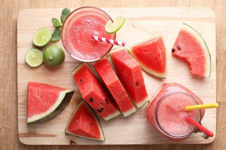 Watermelon diet menu